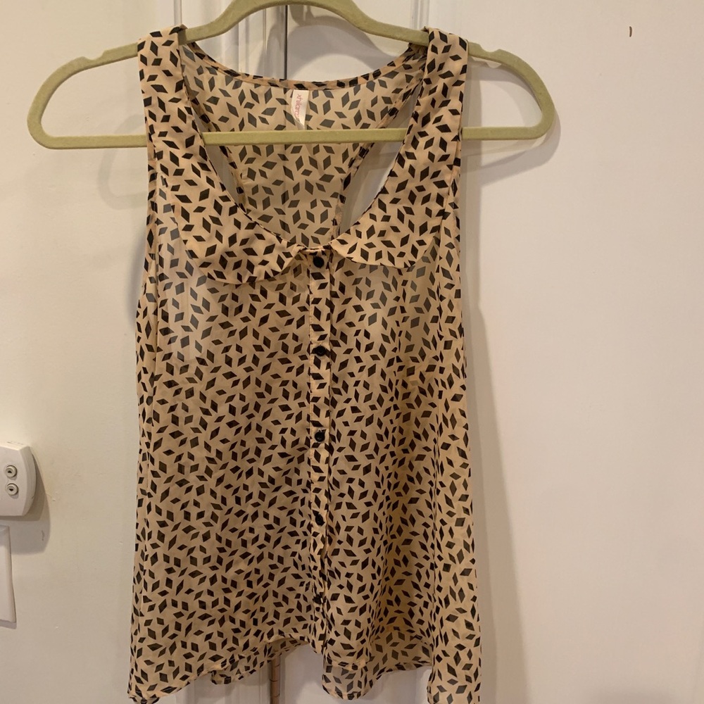 Tan Blouse
